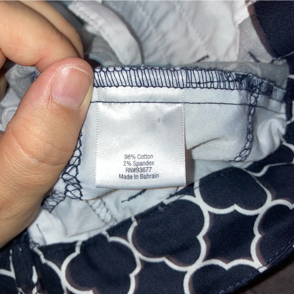 St John's Bay Women’s Black/White Capris | Size12 | Beach,Boho, Y2K - Picture 12 of 13